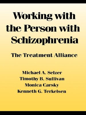 cover image of Working With the Person With Schizophrenia